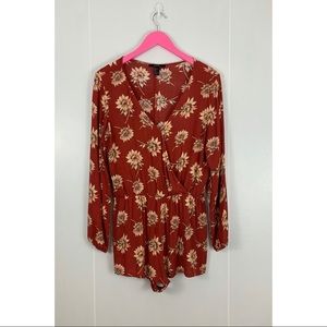 Forever 21 Floral Romper